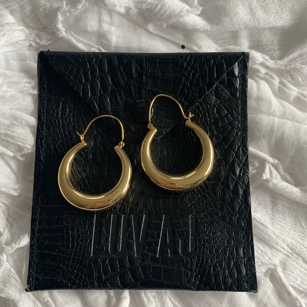 Luv AJ Gold Hoops